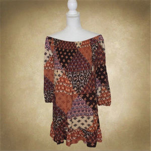 Band of Gypsies Off the Shoulder Dress